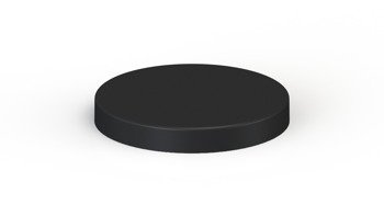 Nakrętka na słoik gwint 127/400 matowa NA127 czarna,