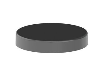 Nakrętka na słoik gwint 70/400 niska z pierścieniem uszczelniąjacym AK001 czarna,