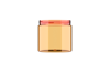 Słoik PET PU-0616 pomarańczowy poj. 650 ml, gwint 100/400